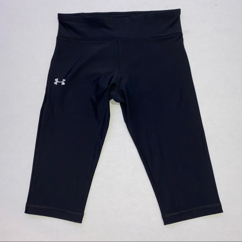Women’s Under Armour Black nylon cropped leggings